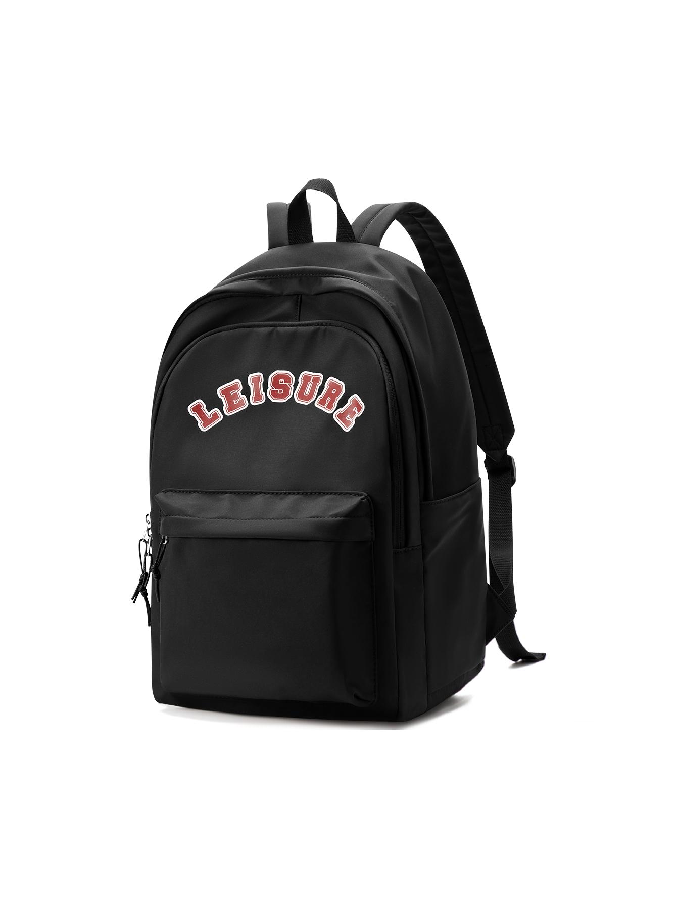 

School Backpack Preppy Style Women School Bag for 15.6 Inch Laptop Backpack for Girls Boy Versatile Fashion Bag Personalized Bag чёрный