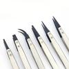 1Pc Watch Hands Installation Work Tweezers Straight Elbow Handle Stainless Antistatic Plastic Tweezers Esd-259 Esd-259A Esd-7A