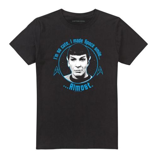 Star Trek Unisex Adult Almost Smile T-Shirt