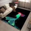 3D Printing Little Mermaid Ariel Princess Cartoon Carpet!Lving Room Bed Mat,Non-slip Durable Rug,Modern Simple Style Great Gift