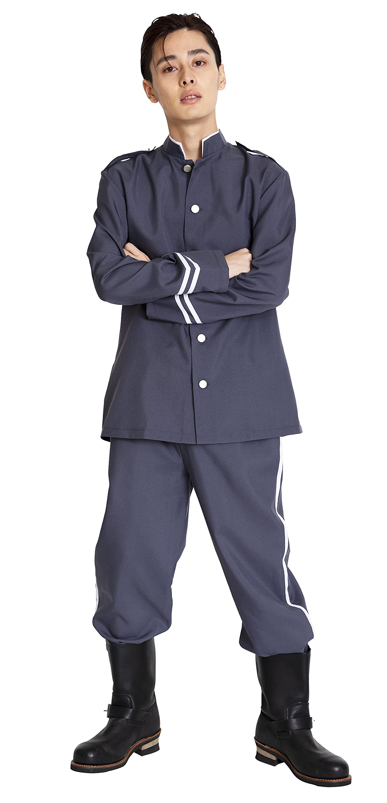 

Clearstone Cosplay Halloween Gray Military Uniform Gray Men s