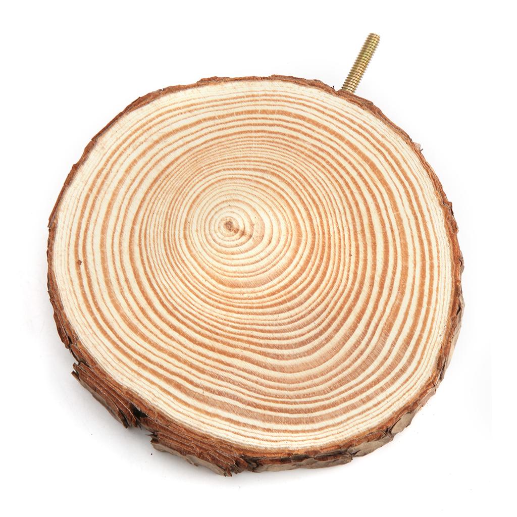 Ptáci Kulaté bidlo Platforma Přírodní dřevěný stojan pro klecové ptáky Papoušky Klování Stání8-10