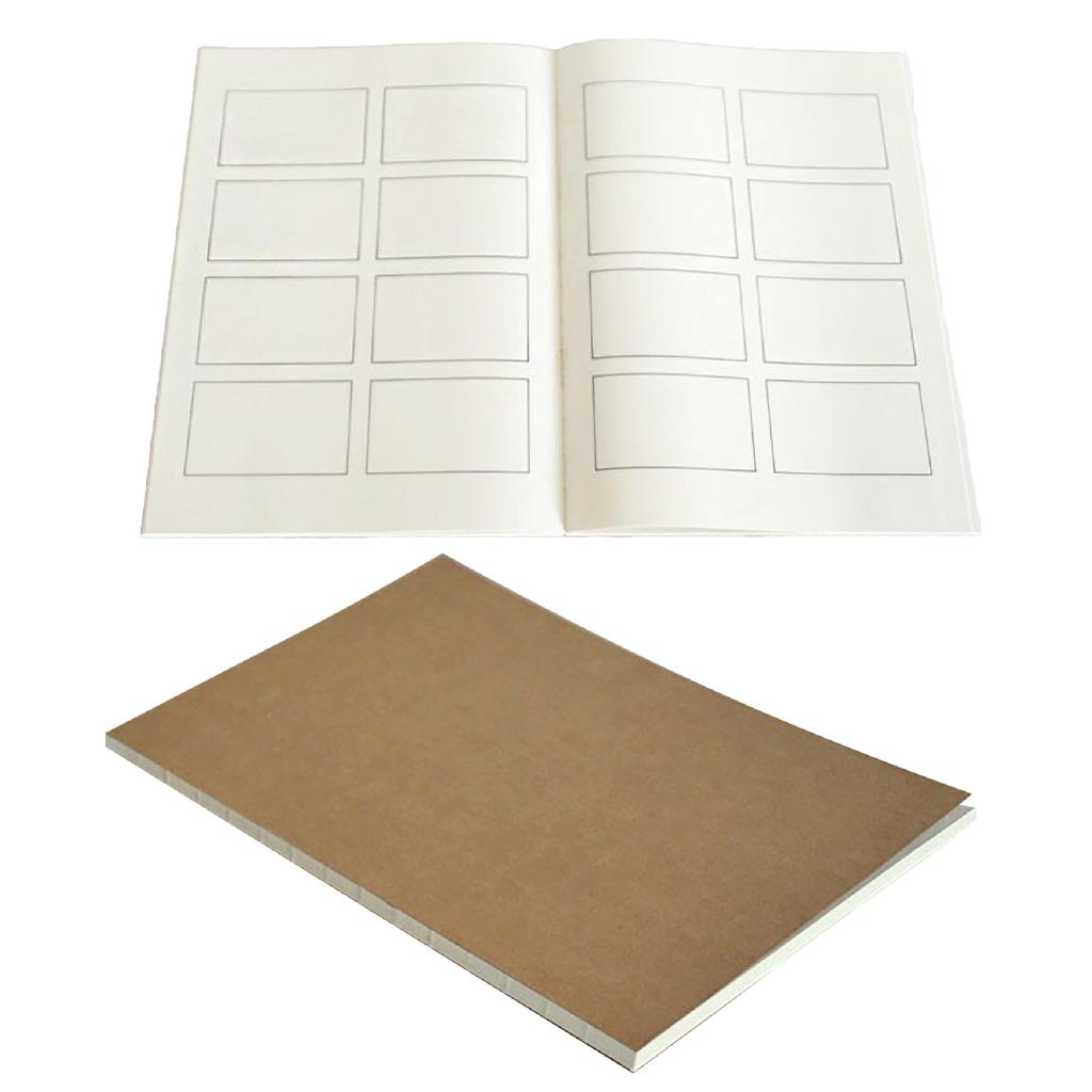 Felimoa Storyboard Notebook for A4 Manuscript 64 Set of 2 Four-Panel Manga, Paper, Sheets,