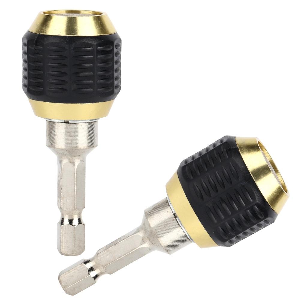 2PCS Universal Drill Chuck Stainless Steel Drill Bit Extension Durable Chuck Adapter