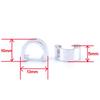 10Pcs Bike Cable Clip Aluminum Alloy Road Buckle Lightweight Durable Tubing Clamp C Shaped Buckle