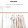 JINGRUIXIANG Non-slip Stainless Steel Clothes Hangers, 20-Pack