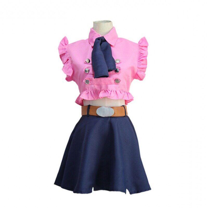 Direct Supply of Seven Deadly Sins Cosplay Costume for the Female Protagonist Elizabeth, Halloween Cosplay Anime Costume