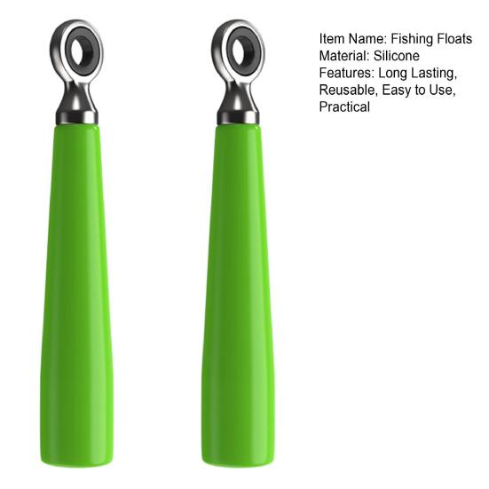 2Pcs Bobber Drift Fishing Floats Compact Portable Easy to Use Rotation Buoy Copper Head Seat Fishing Tackles Accessories