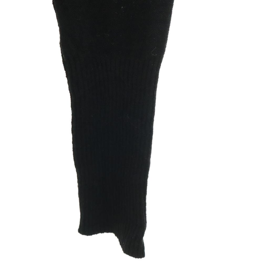 Y's Made In Japan Long Sleeve Asymmetry Knit 2 Black Tunic Women Used