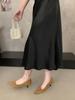 French Pointed Kitten and Black High Heels Women's 2025 New Spring and Autumn Fine Heel Suede Light Mouth Commuter Shoes