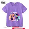 K-POP Demon Hunter Girl Group Unisex Cotton T-Shirt - Kids' Summer Short Sleeve Round Neck Top