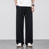 Light Luxury Casual Pants Men's New Summer Straight Loose Drop Drawstring Sports Long Pants