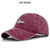 Small Fish 3d Embroidered Baseball Cap Washed Duck Tongue Cap Shark Embroidered Sun Hat Curved Brim Hat