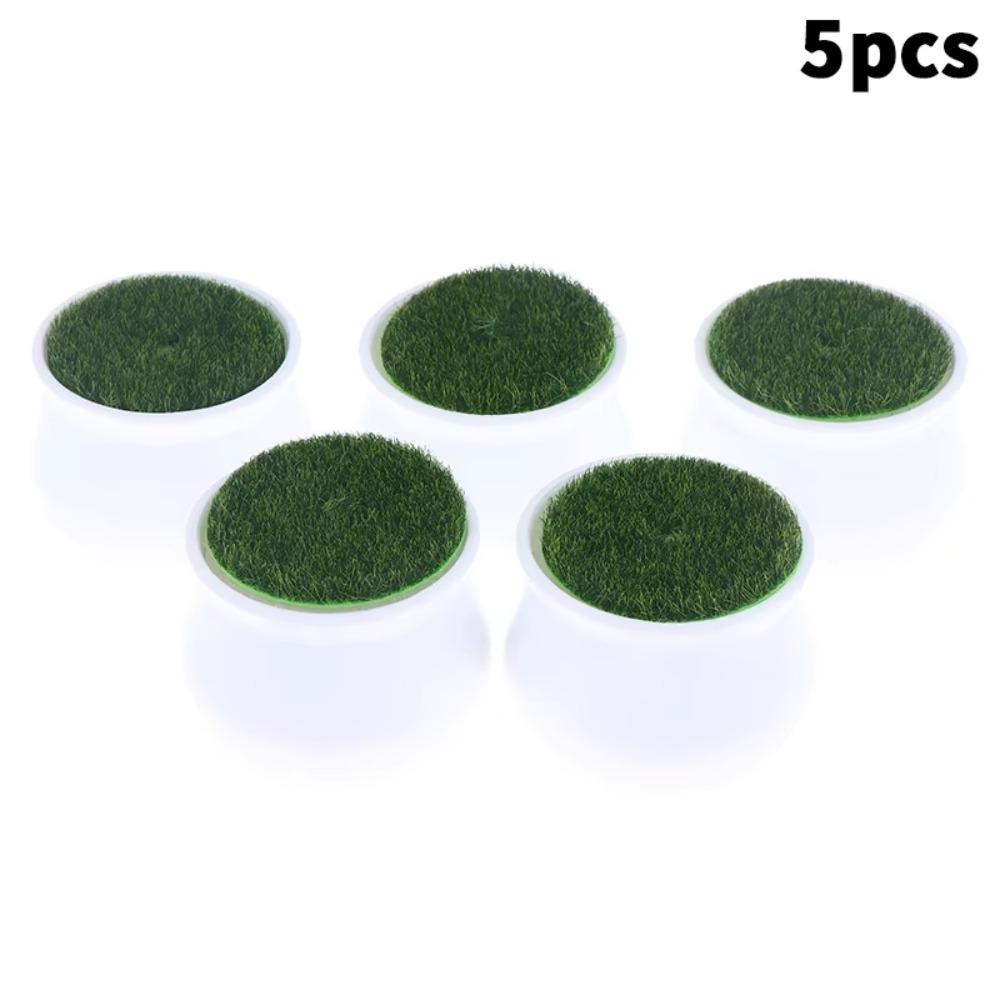 5Pcs Thickened Potted Plant Decorative Ornaments for Garden Balcony Bonsai Vase Decoration 5Pcs Round