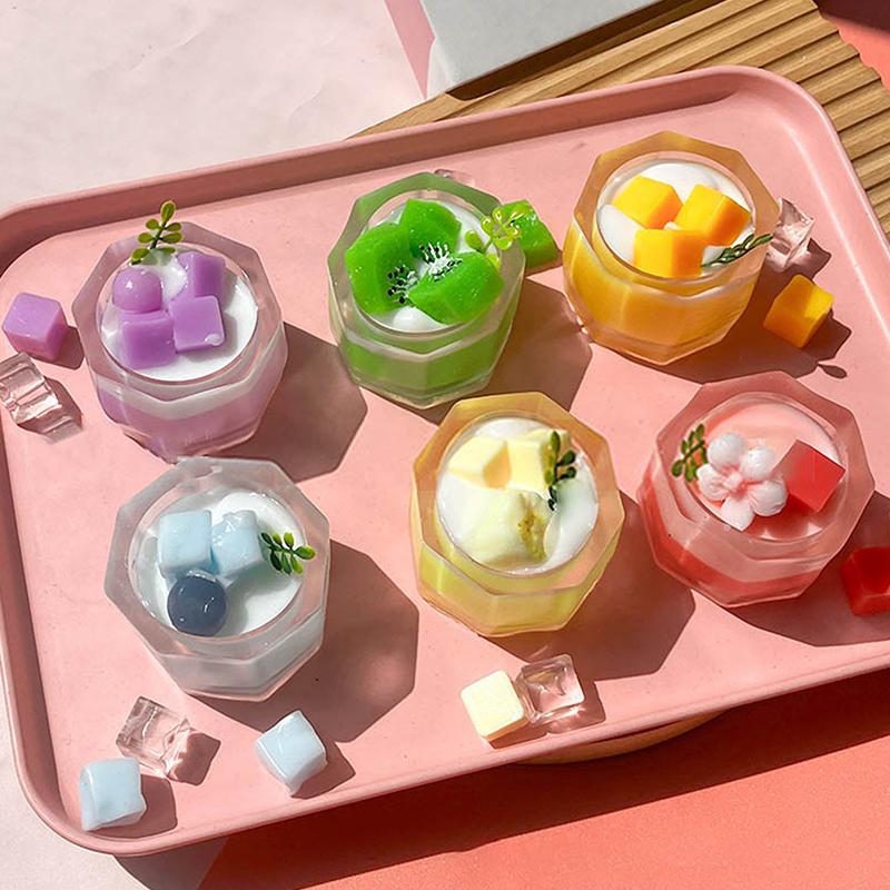 1 Piece Imitation Dessert Wet Toy Kawaii Strawberry Milk Shake Cake Beverage Milk Tea Cup Soft Tpr Kids Toy Girl Gift
