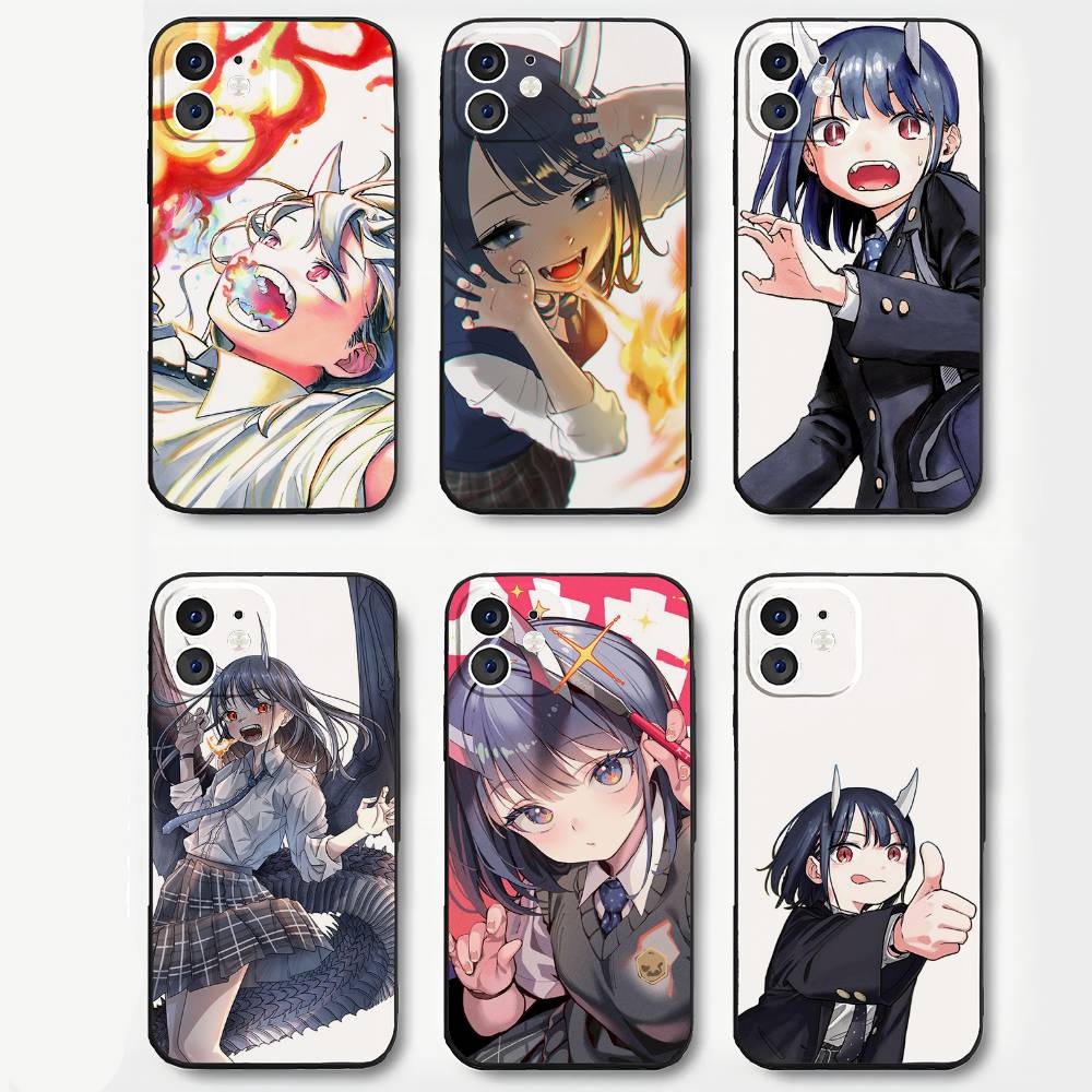 Ruri D-Dragon Manga Phone Case For IPhone 17 Air 16 15 14 13 Pro Max 11 12 Black Silicone Cover