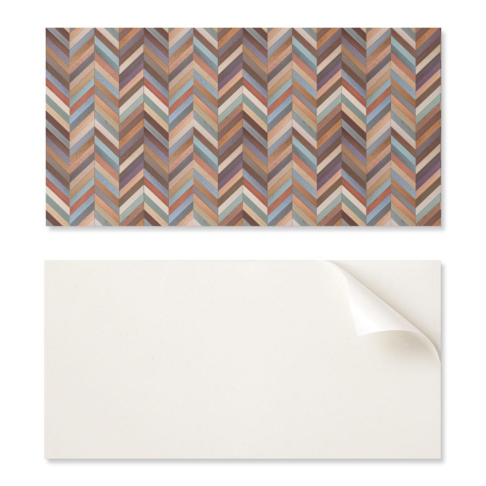 Wall Decoration PVC Panel with Pattern for Room 120X60 Cm Herringbone Wood Pattern