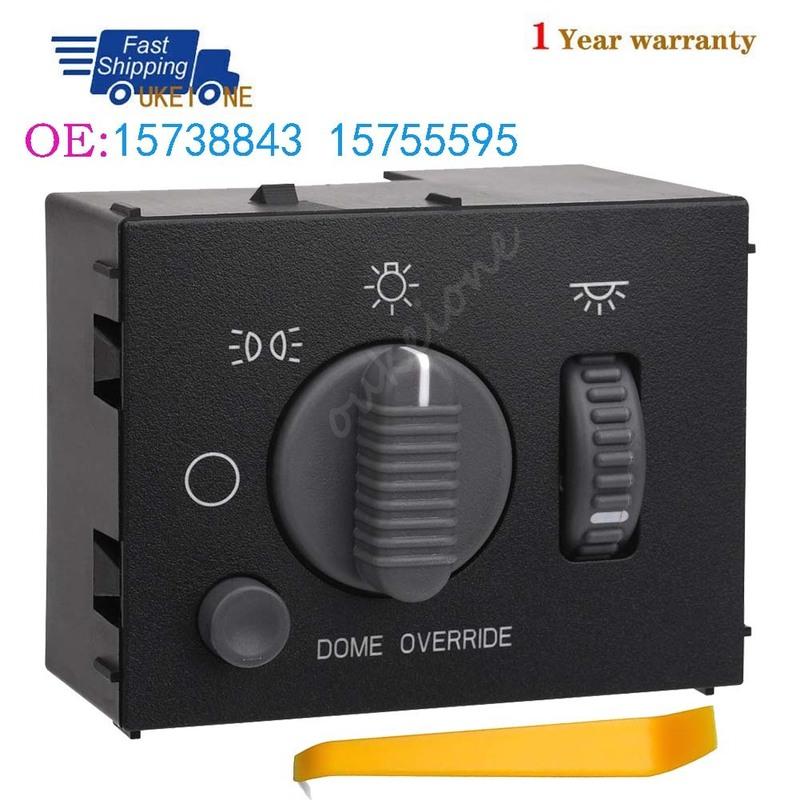 15738843 15755595 Для Chevrolet Chevy Silverado GMC Sierra 1999-2002 Переключатель управления противотуманной фарой, фарой, лампой подсветки салона Автозапчасти