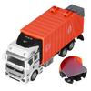 1:48 Pull Back Garbage Truck Toy Alloy Plastic Delivery Trash Truck Vehicles Toys Decoration for Boys
