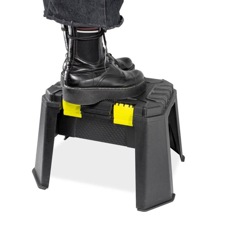 Seat Stool Up To 150 Kg with Storage Compartment Mobile WMC Tool Box