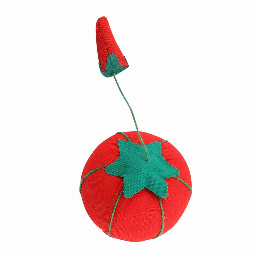 2er Set Niedliche Tomatenballform Nadelnadelkissen Nadelkissenhalter Handarbeitszubehör