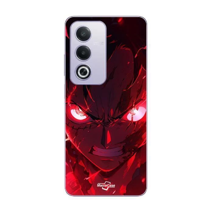 Case - Maniacase - Oppo A80 - One Piece Luffy Gear Art - Soft - Red