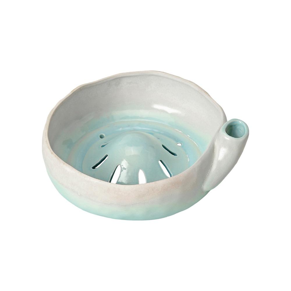 Self-Spinning Ceramic Berry Colander Bowl Easy-clean Berry Swirling Rinse Basin  For Fruits