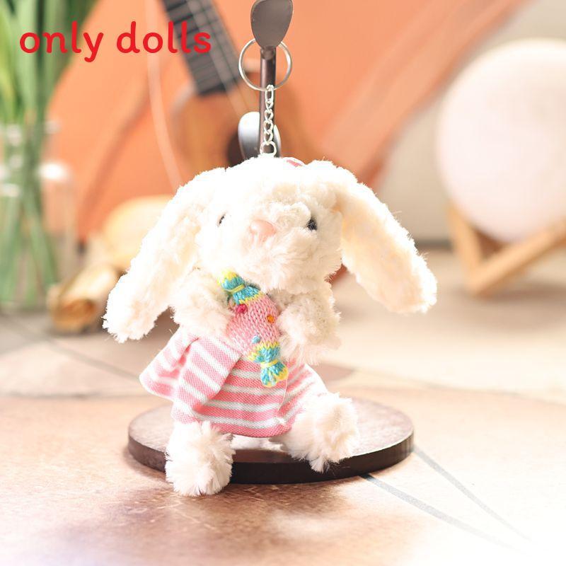 Plush Rabbit Keychain With Soft Pp Cotton Filling For Kids And Adults