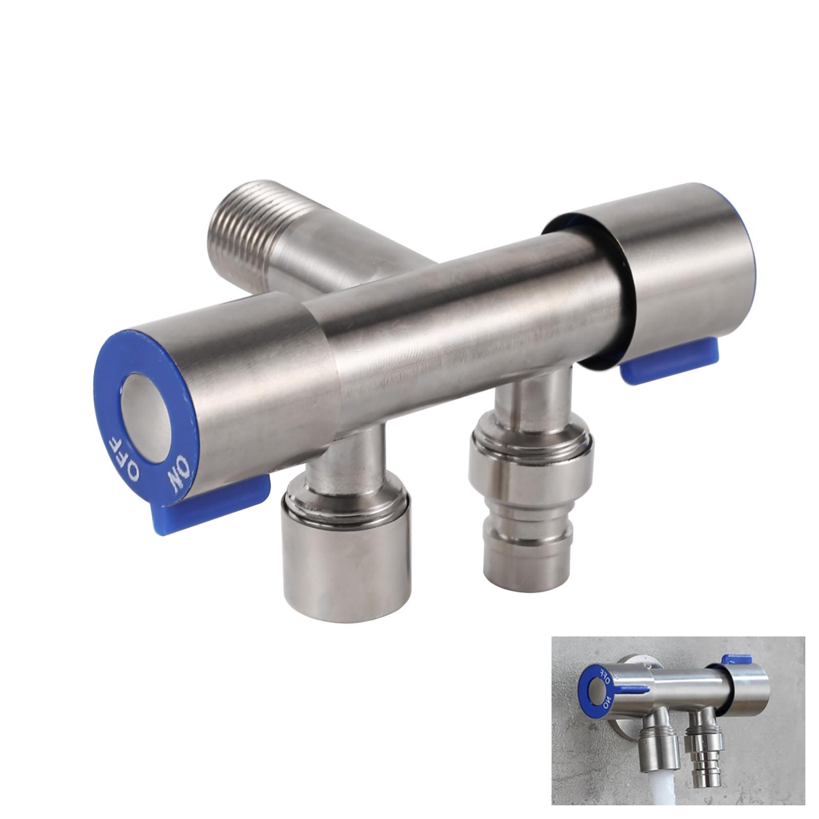 

Подвійний регулювальний клапан 1 в 2 виходи водопровідний кран садовий зрошення контролер води шунтовий спліттер пральна машина ванна кімната туалет кран