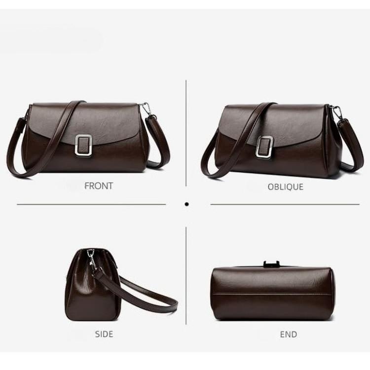Metal Lock Crossbody Bag Women's Shoulder Bag