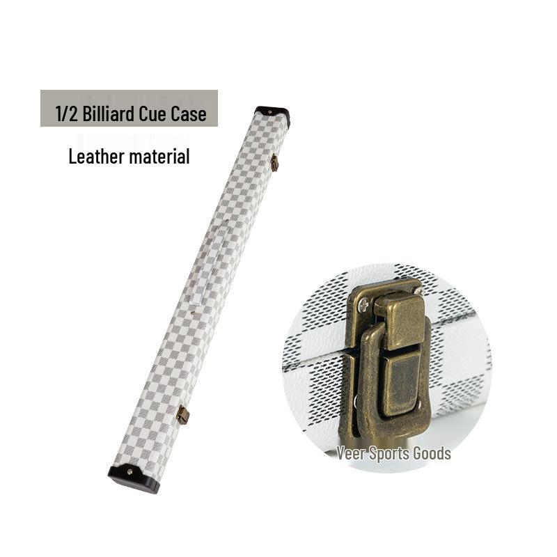 Professionelle zweiteilige Billard Queue Tasche, Ultra-Leicht Kunststoff Stahl, Zwei-Schlitz Design