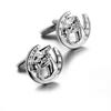 Mens Fancy Shirt Cufflinks Horsehead Shape Cuff Links Wedding Gift Silver