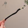 Traditional Sandalwood Hairpin for Chinese Cheongsam & Hanfu Updo