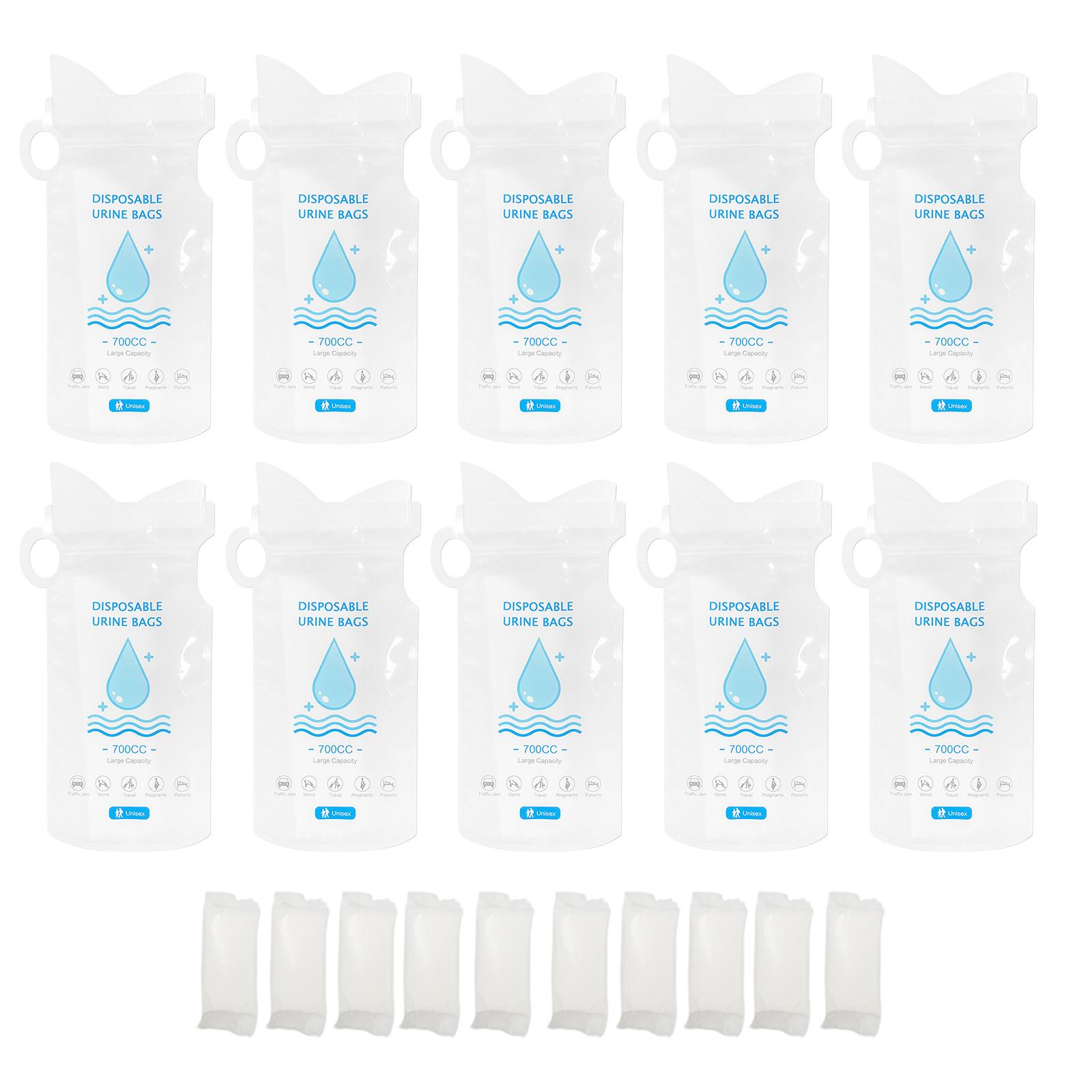 

Emergency Urinal Bag for Road Trips Quick Absorbing Powder Disposable Urine Bag Travel