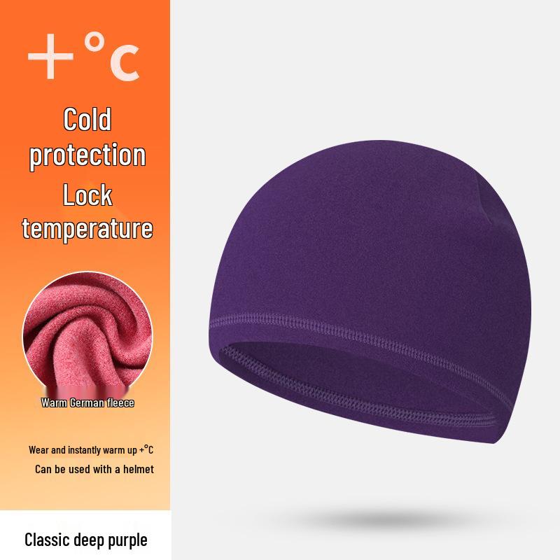 Fleece-Lined Windproof Cycling Hat with Ear Protection