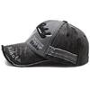 Vintage Retro Baseball Cap With Embroidered Bull Head For Outdoor Sun Protection
