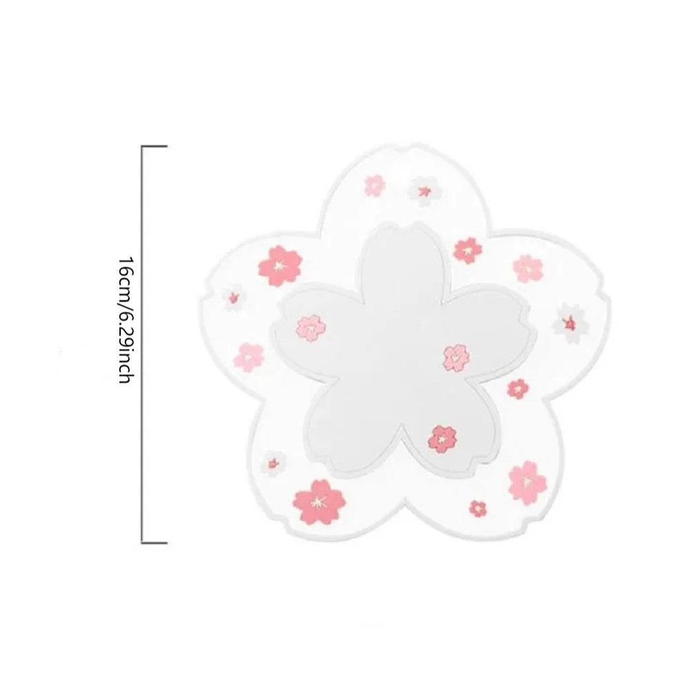 

5 шт. подставок Kawaii в японском стиле с изображением сакуры, подставка под кофейную чашку, подставка под сакуру, изолированный коврик для стола, чашка для чая и молока, украшение для дома, посуда для напитков 5PCS
