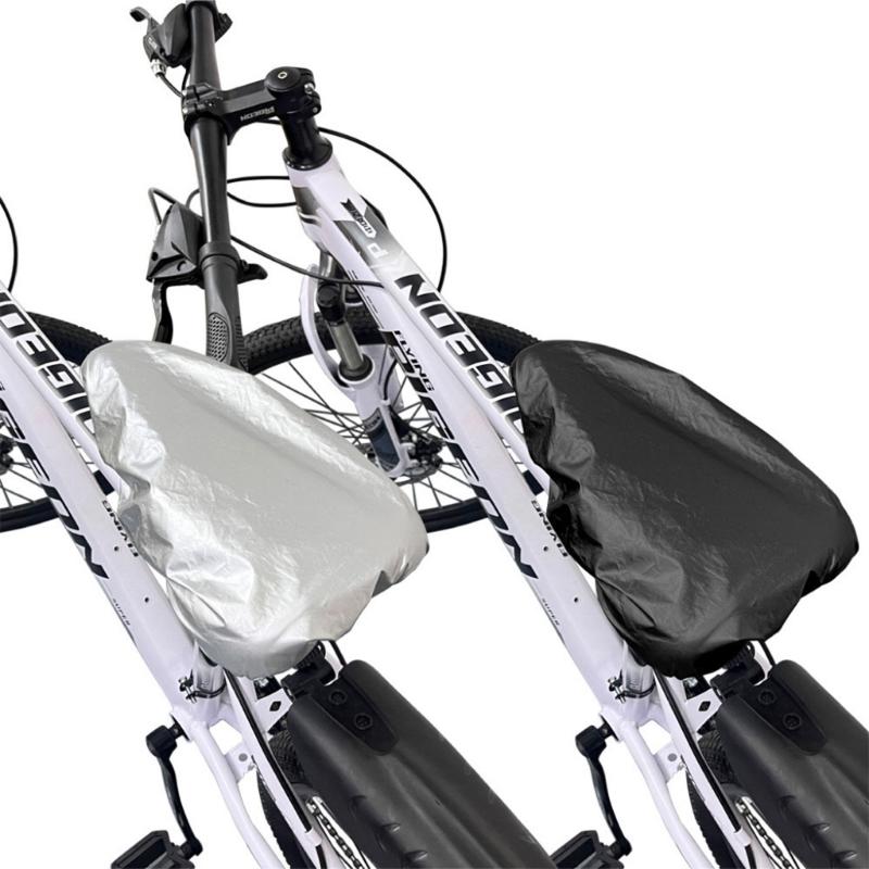 2/4pack Light Weight Folded Bicycles Saddles Cover With Elastics Border Easyly Install And Various Weather Protecting