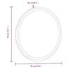 VidaXL Miroir de salle de bain à LED 70 cm rond, miroir, miroir de salle de bain avec lumières, miroir de courtoisie avec 353280