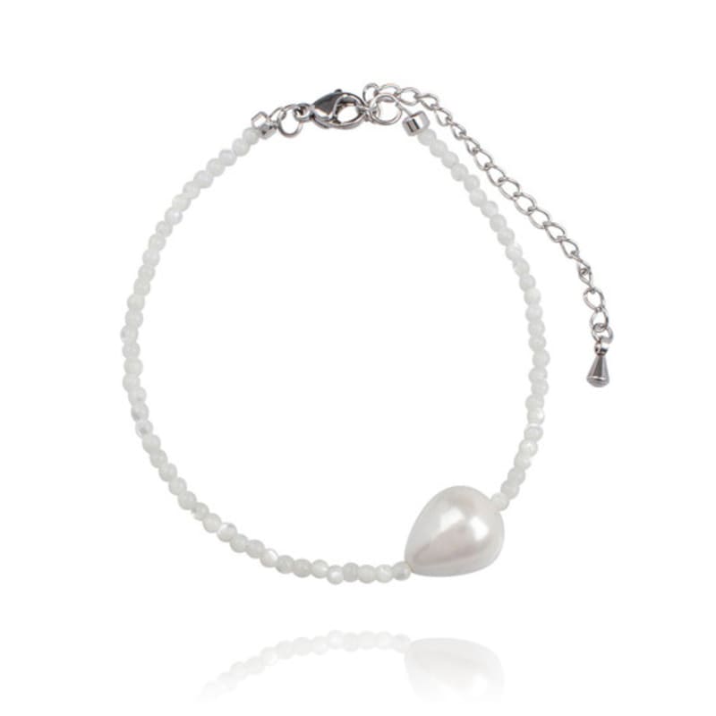 

AUGUST ALICE Hola Beach Droplet Pearl Mother-of-Pearl Bracelet ONE