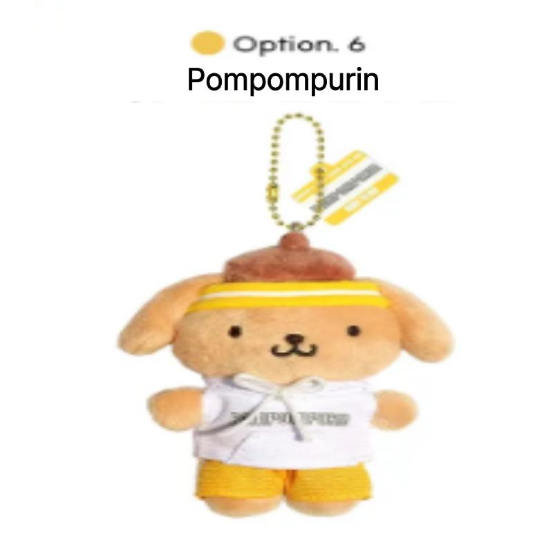 Sanrio Keyring Hello kitty/My Melody/Kuromi/Pochacco/Cinnamoroll/Pompompurin/Hangyodon