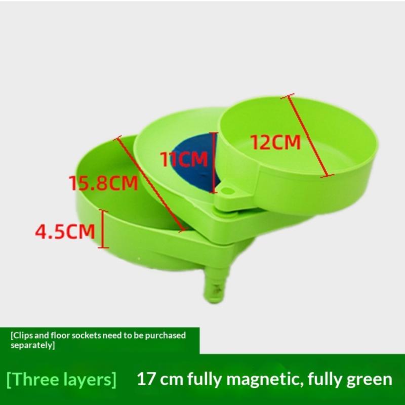 Fishing Bait Tray Storage Box 2/3 Layers Removable Hand Tray Durable Fishing Chair Tool for Outdoor Freshwater Fishing