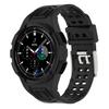 Case+Strap for Samsung Galaxy Watch 6 4 40mm 44mm Transparent Silicone Band Sport Bracelet Galaxy Watch 4 Classic 46 Accessories