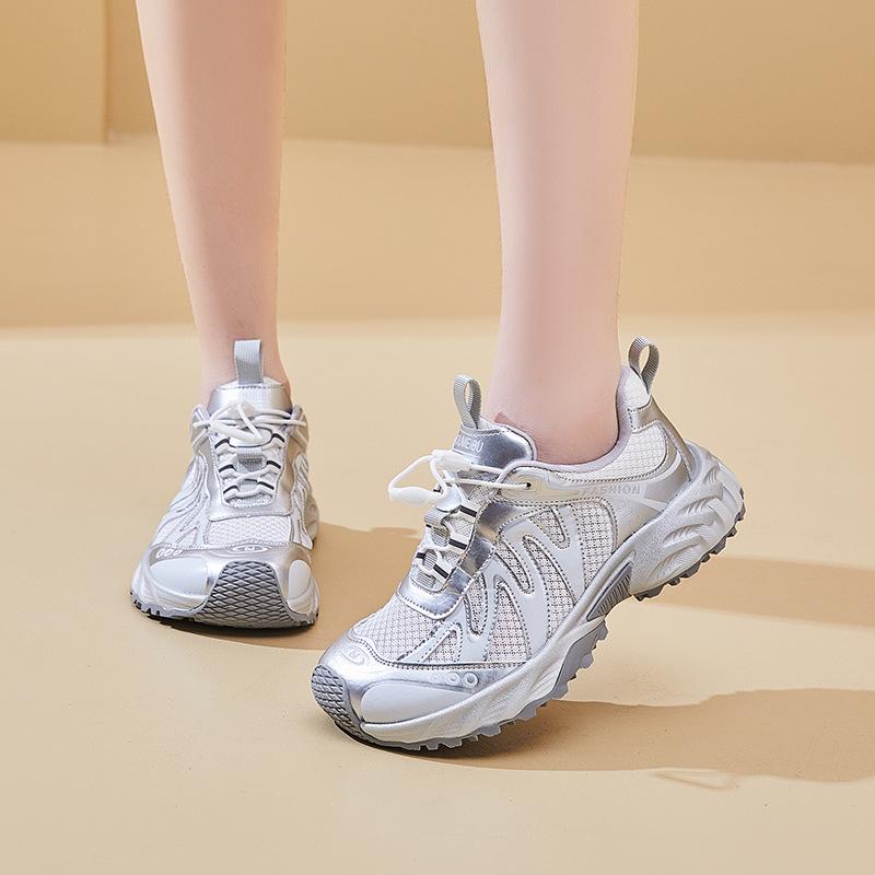 New Dad Shoes for Women Fashionable Thick-soled Sports Single Shoes