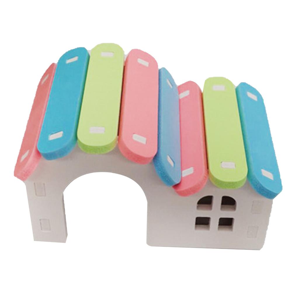 Hamsterhaus Versteck Robust Bunt Kleintier Versteckhaus für Hamster Mäuse Kleine Pelztiere