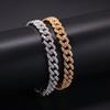 Catene Link Cubano Zircone Diamante 9mm Moda Hiphop Collana Cubana
