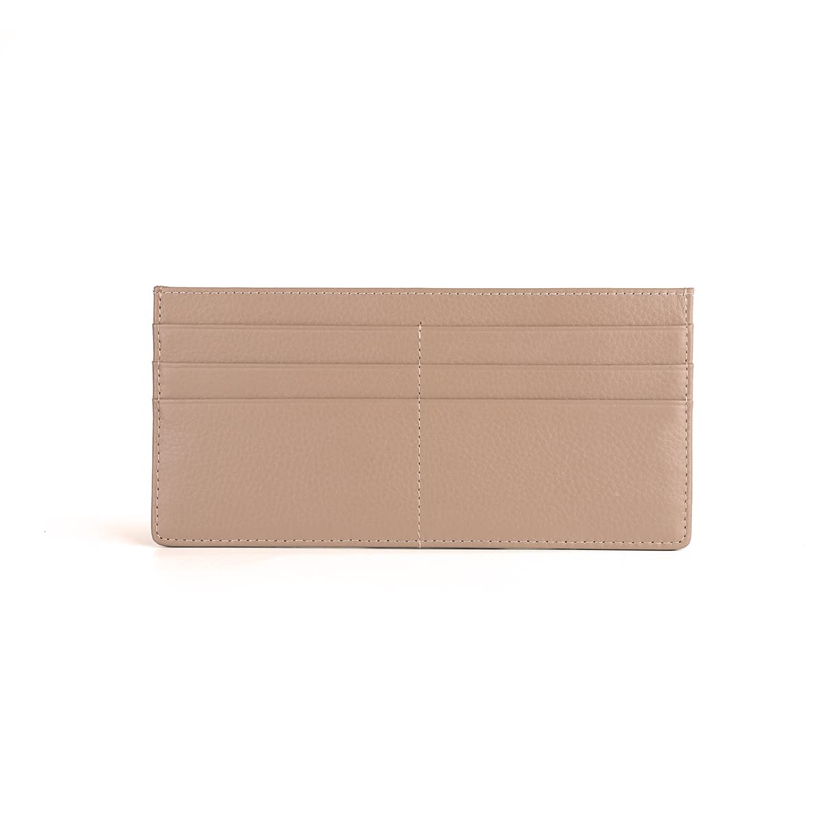 

Lizdays Тонкий длинный кошелек женский с защитой от скимминга (Серый Бежевый)