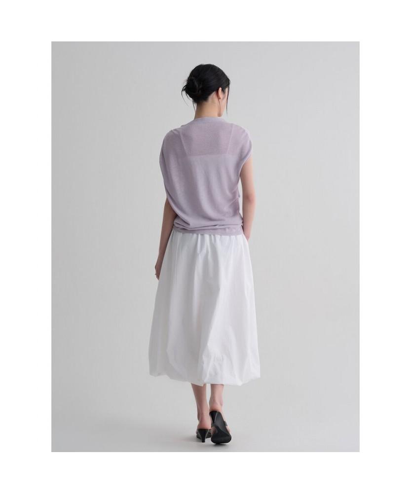 8SECONDS 60-Count Cotton Balloon Long Skirt White