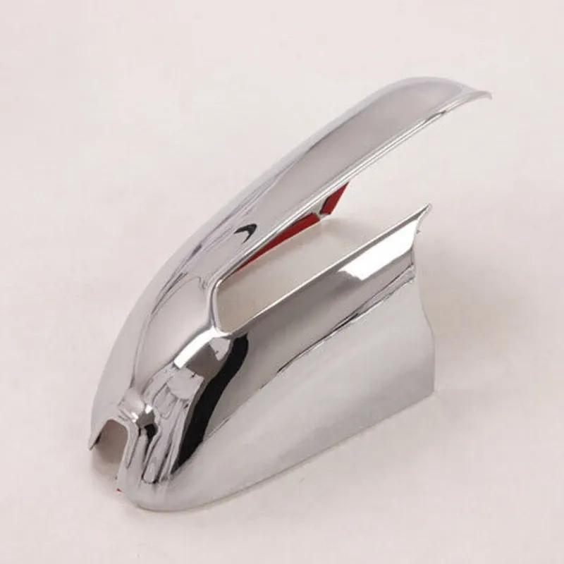 For Hyundai Kona 2018     Rearview Side Mirror Cover Wing Cap Exterior Door Rear View Case Trim Chrome Silver