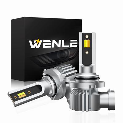 WENLE HB3/HB4 Gemeinsame LED-Nebelscheinwerfer, 2-Farben-Umschaltung, Weiß/Gelb, Für Gleichstromfahrzeuge,